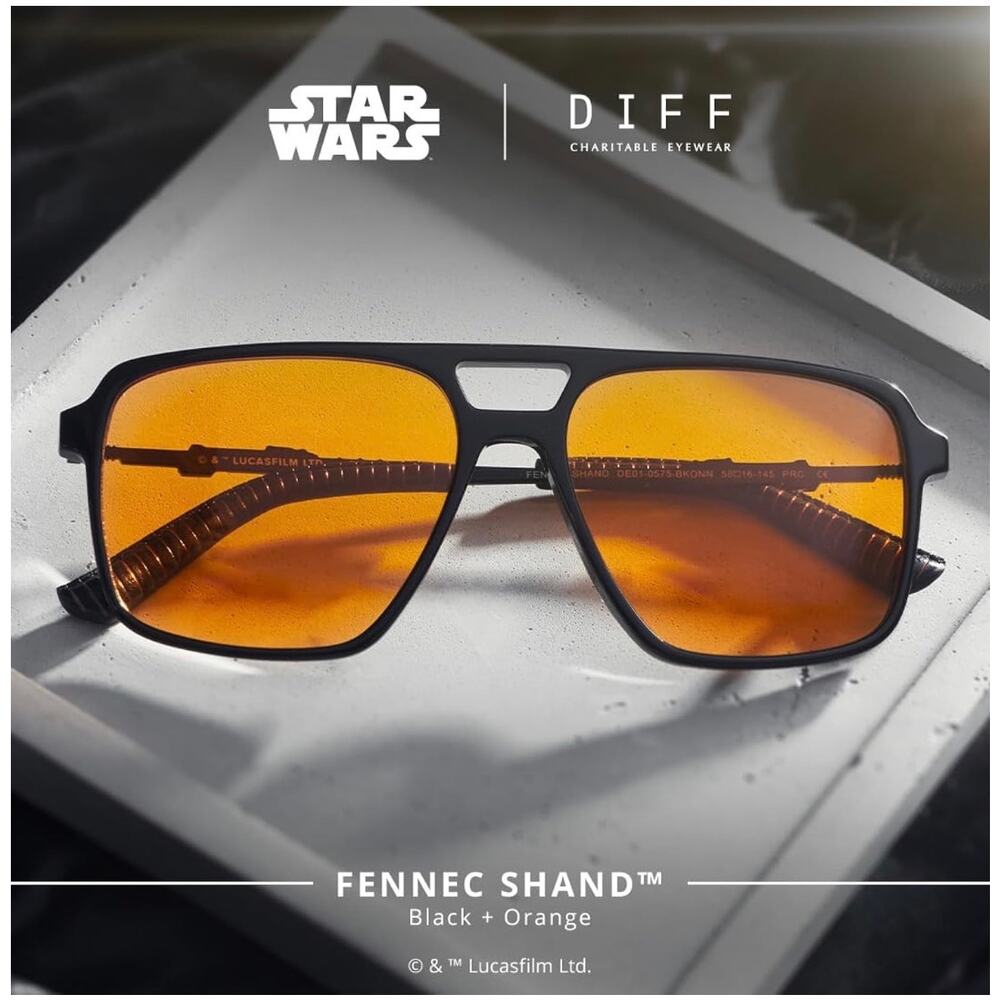 Star Wars-DIFF Fennec Shand Aviator Glasses.